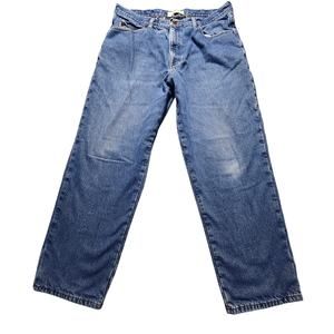 Flannel Lined LL Bean Blue Jeans